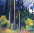 forêt 1903 Edvard Munch Expressionnisme